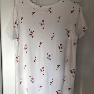 Abercrombie & Fitch A&F Top T Shirt Short Sleeve Floral, EXC 15/16